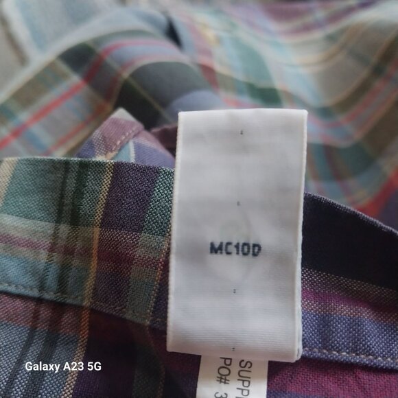 Ralph Lauren Mens Plaid Classic Fit Long Sleeve Shirt XL Preppy Classic - Picture 6 of 7